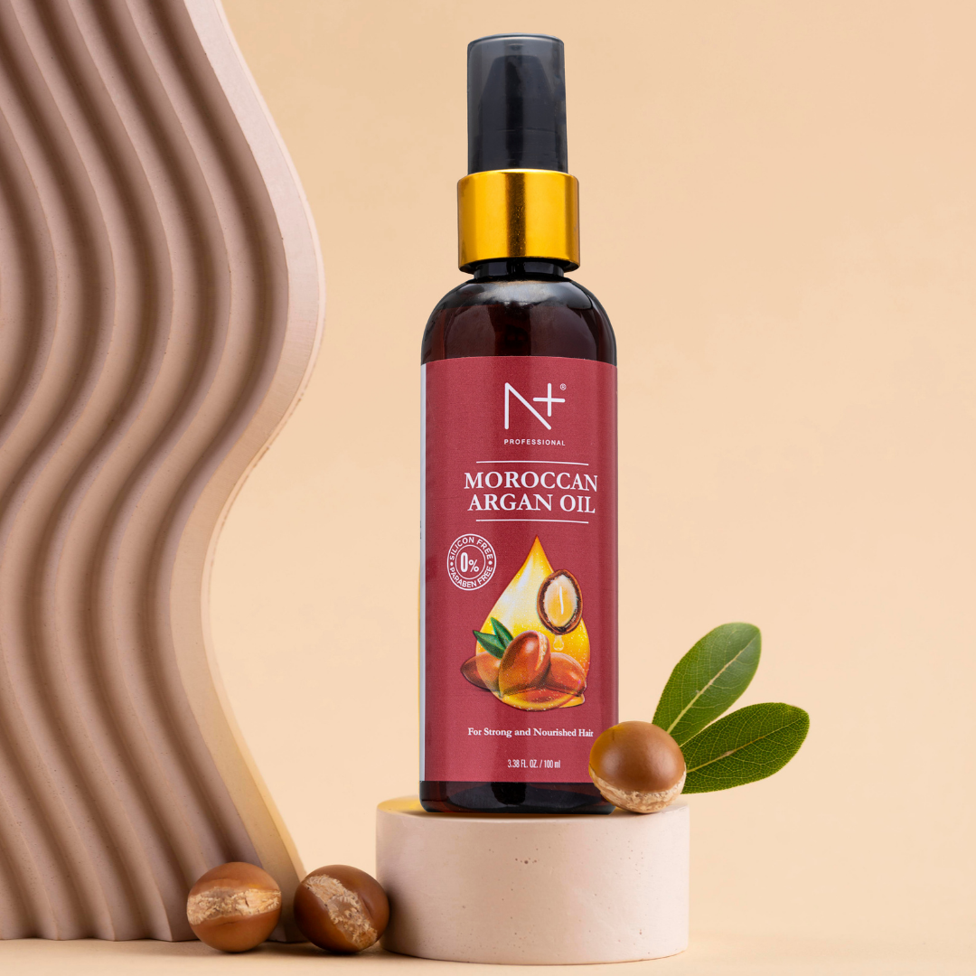 N+ Professional Moroccan Argan Oil, For Strong and Nourished Hair - 100ml - Image 3