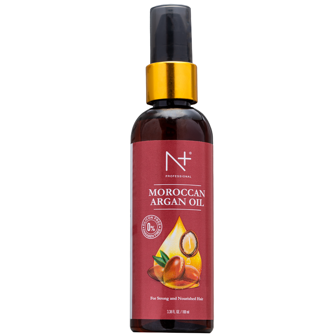 N+ Professional Moroccan Argan Oil, For Strong and Nourished Hair - 100ml - Image 2