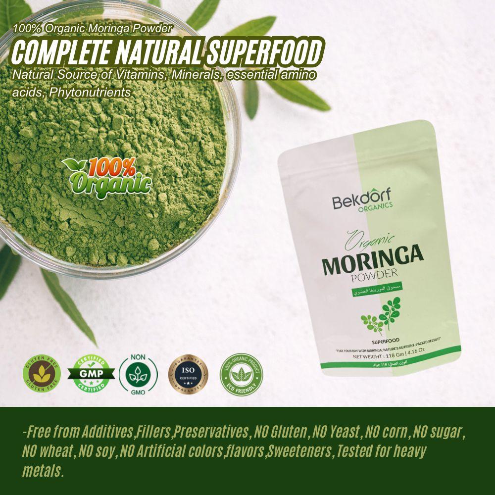 Pure Organic Moringa - 75 gm - Image 2
