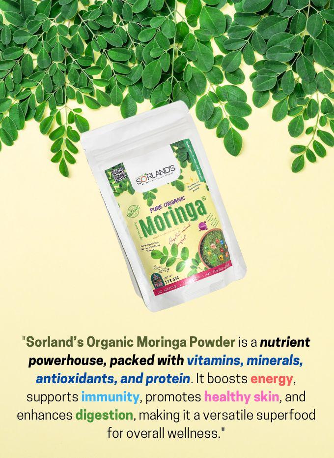 Pure Organic Moringa - 75 gm - Image 3